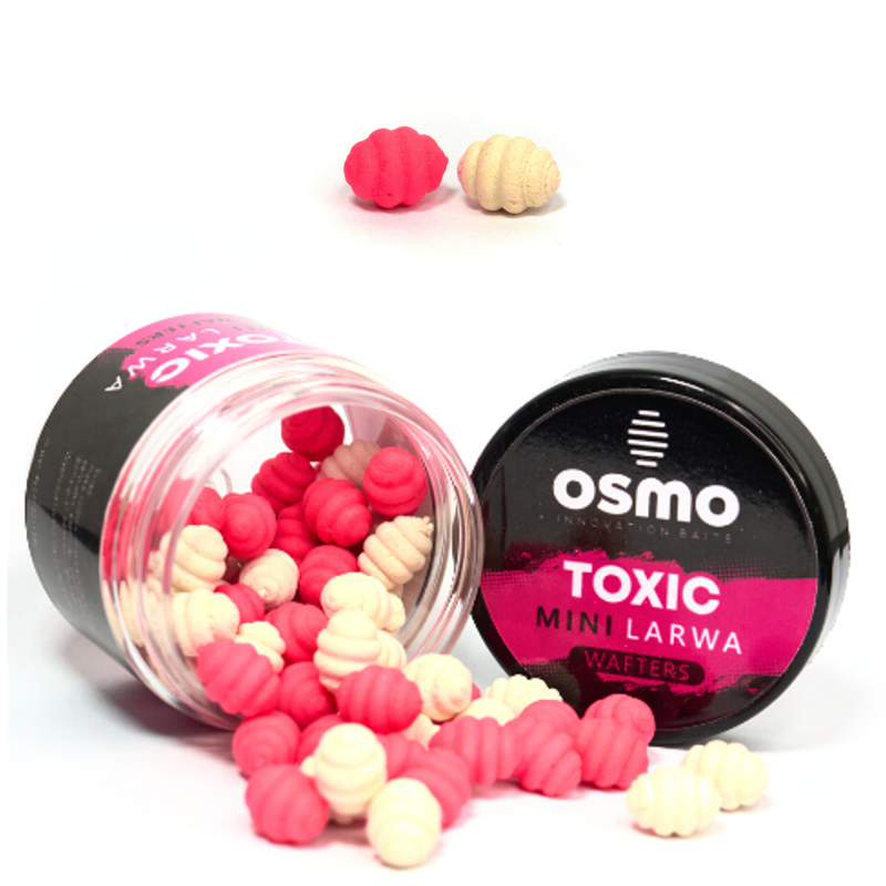 Mini Larwa TOXIC 7mm Metoda Feeder OSMO Mini Larwa TOXIC 7mm Metoda Feeder OSMO