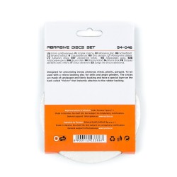 Papier ścierny KRĄŻEK szlifierski NA RZEP 7D do szlifierki oscylacyjnej 125mm P36