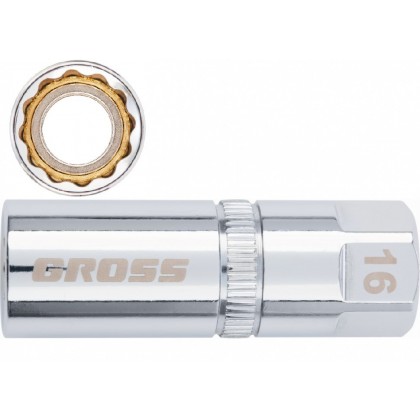 KLUCZ D ŚWIEC PROFESJONALNA NASADKA DWUNASTOKĄTNA 21 MM GROSS KLUCZ D ŚWIEC PROFESJONALNA NASADKA DWUNASTOKĄTNA 21 MM GROSS