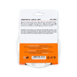 Papier ścierny KRĄŻEK szlifierski NA RZEP 7D do szlifierki oscylacyjnej 125mm P180