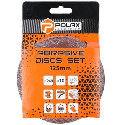Papier ścierny KRĄŻEK szlifierski NA RZEP 7D do szlifierki oscylacyjnej 125mm P240