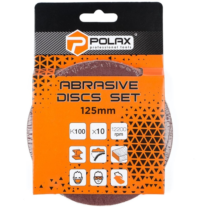 Papier ścierny KRĄŻEK szlifierski NA RZEP 7D do szlifierki 125mm P100 10szt Papier ścierny KRĄŻEK szlifierski NA RZEP 7D do szlifierki 125mm P100 10szt