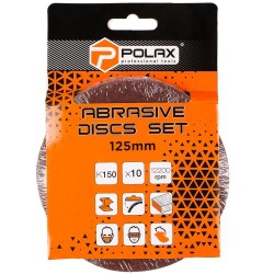 Papier ścierny KRĄŻEK szlifierski NA RZEP 7D do szlifierki 125mm P150 10szt