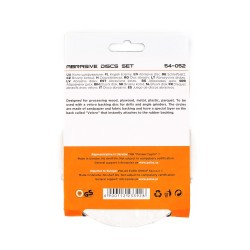 Papier ścierny KRĄŻEK szlifierski NA RZEP 7D do szlifierki 125mm P150 10szt