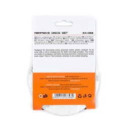 Papier ścierny KRĄŻEK szlifierski NA RZEP 7D do szlifierki 125mm P400 10szt