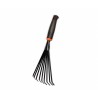 GRABKI WACHLARZOWE małe grabie METALOWE OGRODOWE 38 cm