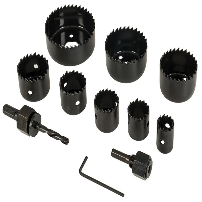 ZESTAW OTWORNIC 11 SZT 19-64 MM SILVERLINE 995740 ZESTAW OTWORNIC 11 SZT 19-64 MM SILVERLINE 995740