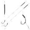 ZESTAW 2x PRZYPONÓW PRZYPON KARPIOWY blow back rig Z WŁOSEM 23cm hak 6