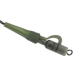 ZESTAW 2x PRZYPON KARPIOWY LEADCORE z bezpiecznym klipsem i krętlikiem 80cm