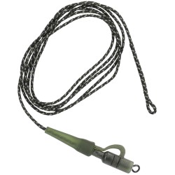 ZESTAW 2x PRZYPON KARPIOWY LEADCORE z bezpiecznym klipsem i krętlikiem 80cm