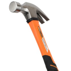 MŁOTEK CIESIELSKI stolarski FIBERGLASS Z ŁAPKĄ DO GWOŹDZI 450gr