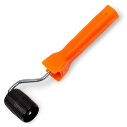 WAŁEK DO DOCISKANIA TAPET beczka rączką RYFLOWANY 6 x 50mm