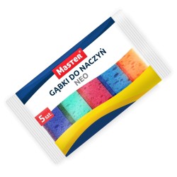 ZESTAW 5 x GĄBKA gąbki DO MYCIA NACZYŃ DUŻA NEO