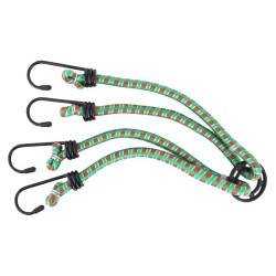 ZESTAW 2x LINKA linki ELASTYCZNE PAJĄK 4 ramienna DO MOCOWANIA BAGAŻU 40cm