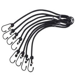 7x LINKA ELASTYCZNA LINKI PAJĄK 8 ramienne DO MOCOWANIA BAGAŻU 60cm