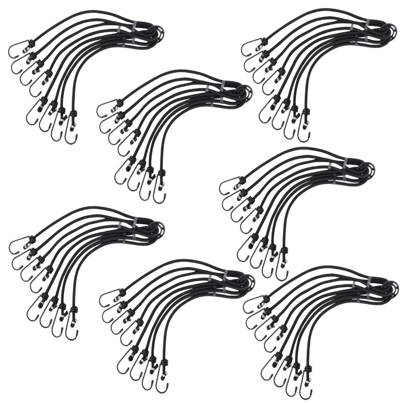 7x LINKA ELASTYCZNA LINKI PAJĄK 8 ramienne DO MOCOWANIA BAGAŻU 60cm