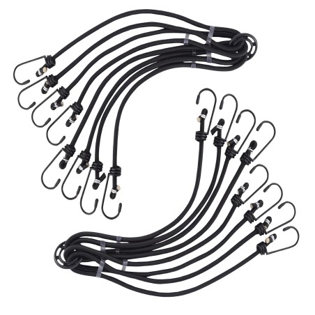 2x LINKA ELASTYCZNA LINKI PAJĄK 8 ramienne DO MOCOWANIA BAGAŻU 60cm