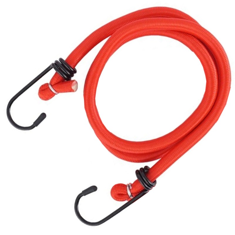 LINKA PAS GUMA DO MOCOWANIA BAGAŻU Z HACZYKAMI 7mm x 80cm 1szt