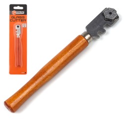 NÓŻ DO CIĘCIA SZKŁA LUSTER SZYB 6 KÓŁEK TNĄCYCH 130mm