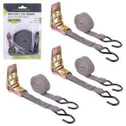 3x PAS TRANSPORTOWY Z NAPINACZEM DO MOCOWANIA ŁADUNKU 25 MM X 4,5 MB 350 KG