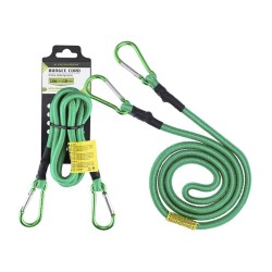 3x LINKA PAS GUMA DO MOCOWANIA BAGAŻU Z KARABINKAMI 10mm x 150cm