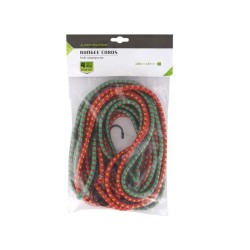 3x LINKA GUMA ELASTYCZNA DO MOCOWANIA BAGAŻU Z HACZYKAMI 8MM x 180CM 4szt