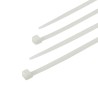 OPASKI ZACISKOWE TRYTYTKI BIAŁE NYLONOWE OPASKA KABLOWA 3 x 250mm 100szt