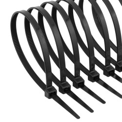 OPASKI ZACISKOWE TRYTYTKI CZARNE NYLONOWE OPASKA KABLOWA 3 x 100mm 100szt