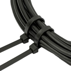 OPASKI ZACISKOWE TRYTYTKI CZARNE NYLONOWE OPASKA KABLOWA 3 x 200mm 100szt