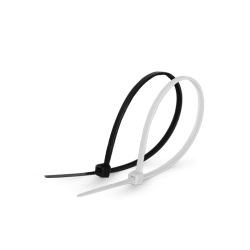 OPASKI ZACISKOWE TRYTYTKI CZARNE NYLONOWE OPASKA KABLOWA 3 x 250mm 100szt