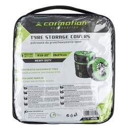 ZESTAW 4 x POKROWCÓW POKROWCE NA KOŁA OPONY ZIMOWE LETNIE R18 - 22