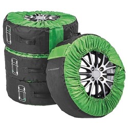 ZESTAW 4 x POKROWCÓW POKROWCE NA KOŁA OPONY ZIMOWE LETNIE R18 - 22