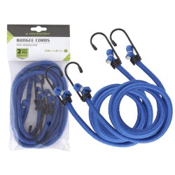 LINKA PAS GUMA DO MOCOWANIA BAGAŻU Z HACZYKAMI 8mm x 100cm 1szt