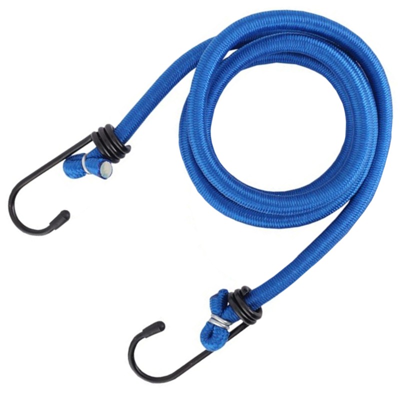 LINKA PAS GUMA DO MOCOWANIA BAGAŻU Z HACZYKAMI 8mm x 100cm 1szt