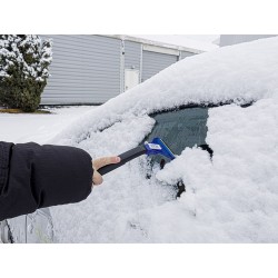 SKROBACZKA SAMOCHODOWA DO SZYB Z MOSIĘŻNYM OSTRZEM SKROBAK MOSIĘŻNY 28CM