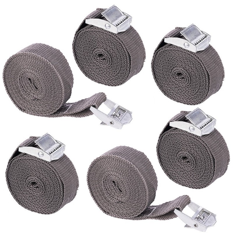 6x PAS TRANSPORTOWY do mocowania bagażu z klamrą 25mm 3M 400KG