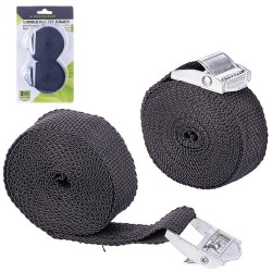 5x PAS TRANSPORTOWY do mocowania bagażu z klamrą 25mm 3,5M 400KG