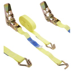 2x PAS TRANSPORTOWY PASY Z NAPINACZEM DO MOCOWANIA ŁADUNKU 27mm x 6M 500 KG