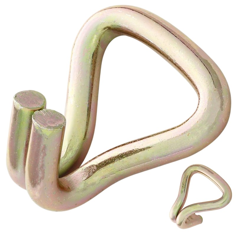 HAK DO PASÓW TRANSPORTOWYCH PODWÓJNY PAZUR STALOWY 5cm 5T