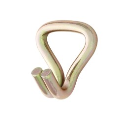 4x HAK DO PASÓW TRANSPORTOWYCH PODWÓJNY PAZUR STALOWY 5cm 5T