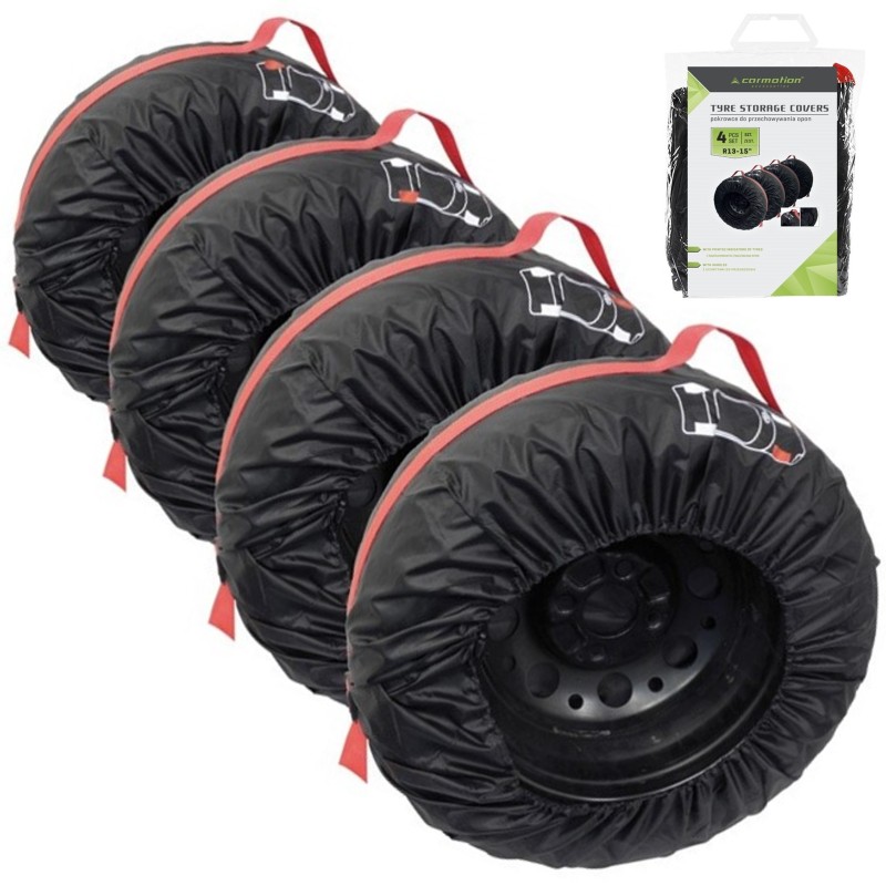 ZESTAW 4 x POKROWCÓW POKROWCE NA KOŁA OPONY ZIMOWE LETNIE R13 - 15