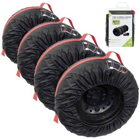 ZESTAW 4 x POKROWCÓW POKROWCE NA KOŁA OPONY ZIMOWE LETNIE R13 - 15