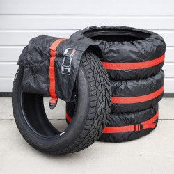 ZESTAW 4 x POKROWCÓW POKROWCE NA KOŁA OPONY ZIMOWE LETNIE R13 - 15