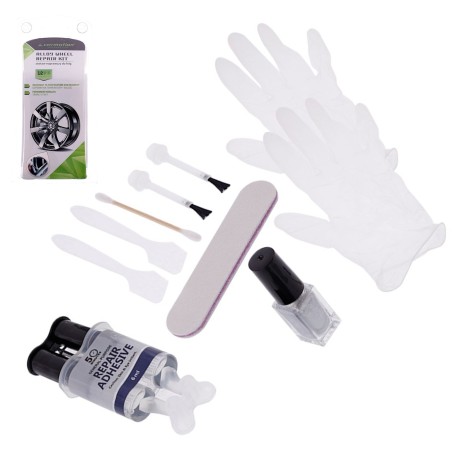 ZESTAW NAPRAWCZY DO NAPRAWY DO FELG ALUMINIOWYCH 12 elementów