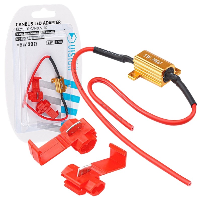 REZYSTOR OPORNIK CANBUS OSZUKIWACZ LED 39 OHM 5W