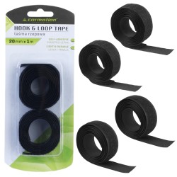 2x TAŚMA RZEPOWA RZEP SAMOPRZYLEPNY 20mm x 1m