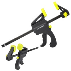 2x ŚCISK STOLARSKI JEDNORĘCZNY SZYBKOZACISKOWY ŚCISK 100 x 190mm