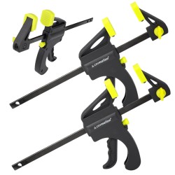 2x ŚCISK STOLARSKI JEDNORĘCZNY SZYBKOZACISKOWY ŚCISK 100 x 190mm