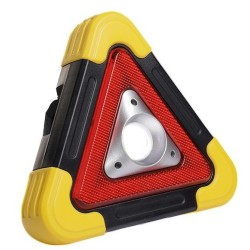 TRÓJKĄT OSTRZEGAWCZY LED LATARKA LAMPA LAMPKA Power Bank SOLARNY