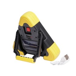 TRÓJKĄT OSTRZEGAWCZY LED LATARKA LAMPA LAMPKA Power Bank SOLARNY